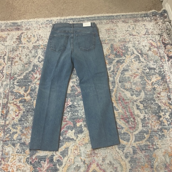 Modern straight super high rise medium wash Express jeans - Picture 6 of 7